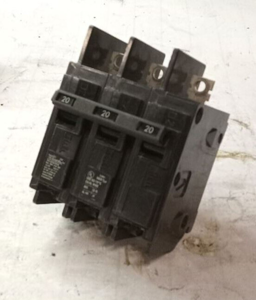 SIEMENS ITE 20 AMP 3 POLE BOLT-ON CIRCUIT BREAKER 240 VAC BQ3B020H
