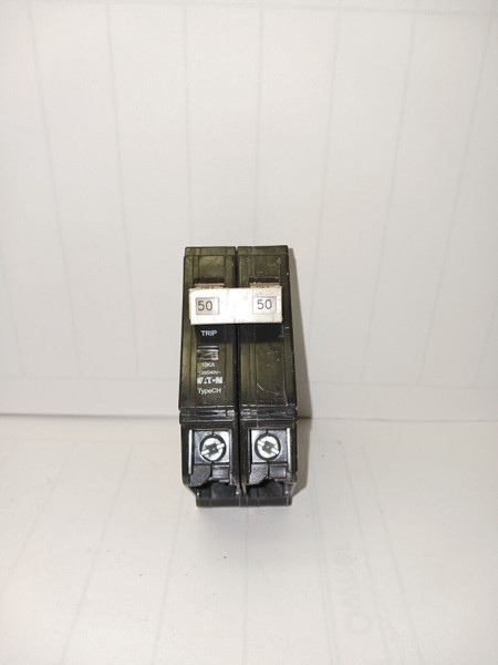 EATON 50 AMP CIRCUIT BREAKER 2 POLE 120/240 VAC CHF250