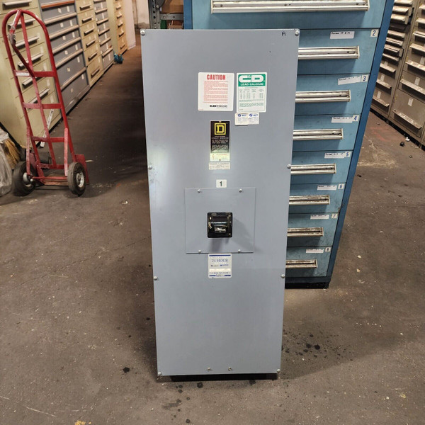 SQUARE D 450 AMP ENCLOSED CIRCUIT BREAKER 500 VDC 3 POLE 20 kA MHL3645025DC1680