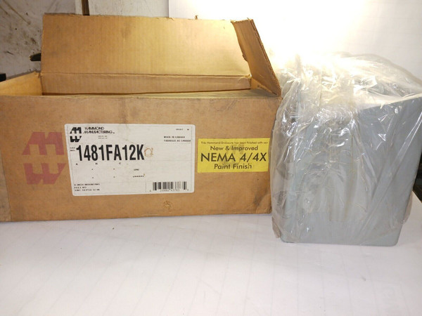 NEW HAMMOND 6 INCH MOUNTING FEET KIT ENC DEPTH 12" NEMA 4/4X 1481FA12K