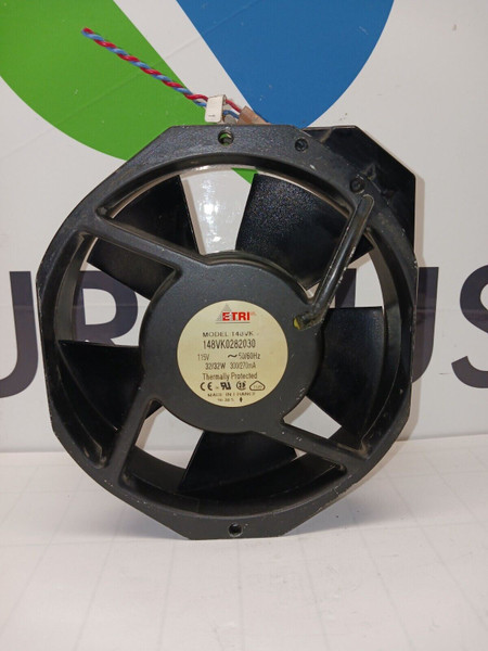 ETRI 148VK0282030 THERMALLY PROTECTED FAN 115 VAC 32/32W 300/270MA