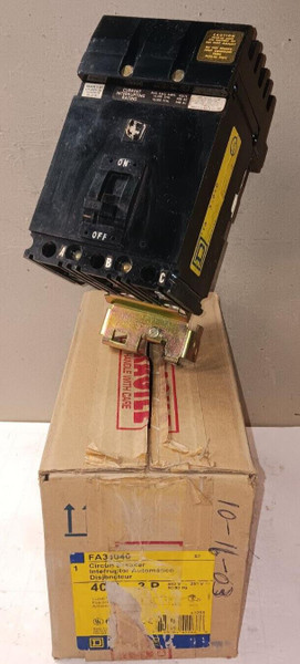 SQUARE D FA34040 40 AMP I-LINE CIRCUIT BREAKER 3 POLE 480 VAC