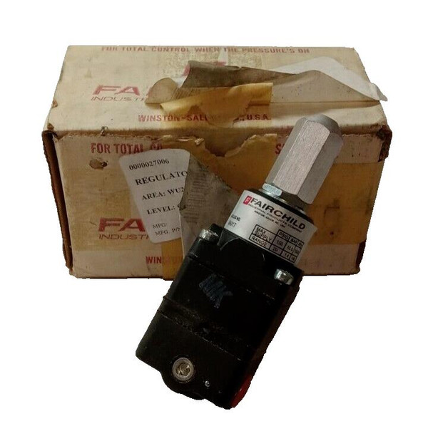 NEW FAIRCHILD MULTI-STAGE REGULATOR VALVE 150 PSI MAX 20 PSI RGE 1/8" NPT 80431T