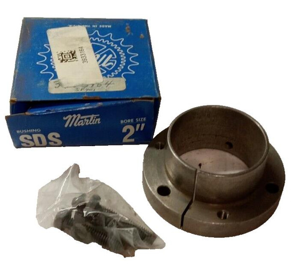 NEW MARTIN QD SDS BUSHING 2" BORE 3.1875" FLANGE OD SDS 2