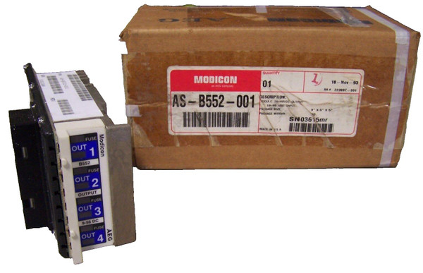 NEW MODICON OUTPUT MODULE 10-48 VDC AS-B552-001