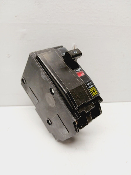 NEW SQUARE D QO240 40 AMP CIRCUIT BREAKER 2 POLE 120/240 VAC 10KA