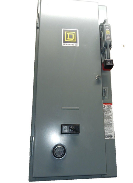 NEW SQUARE D 8538SBG63V80CFF4T COMBO MOTOR STARTER SIZE 0 FUSIBLE 30 AMP 1 PHASE