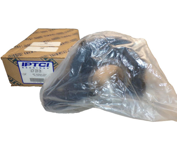 NEW IPTCI 1-3/4" SET SCREW PILLOW BLOCK BEARING  UCP-209-28