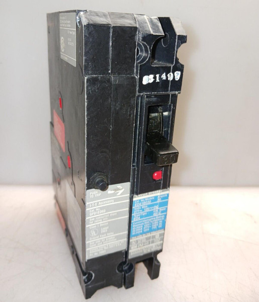 ITE SIEMENS ED41B030 30 AMP 1 POLE CIRCUIT BREAKER W GROUND FAULT RELAY GF01ED60