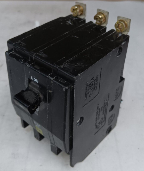 SQUARE D 40 AMP BOLT-ON CIRCUIT BREAKER 3 POLE 240 VAC QOB340VH