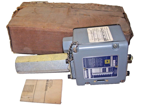 NEW SQUARE D 10 AMP 600 VAC 350-1900 PSI PRESSURE SWITCH ACW20