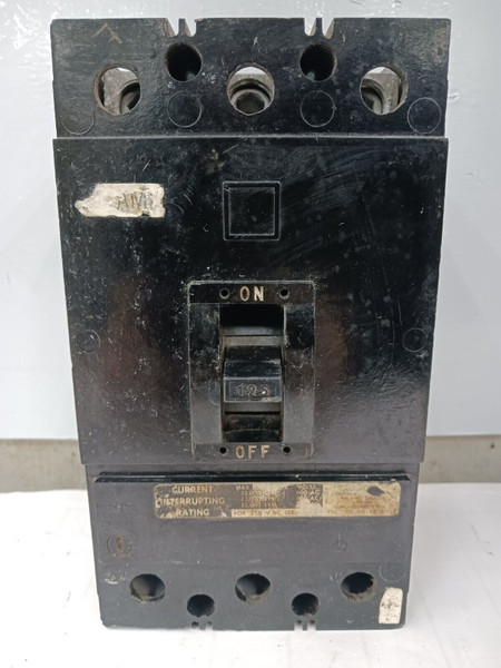 SQUARE D 125 AMP CIRCUIT BREAKER 3 POLE 600 VAC KAL-36125