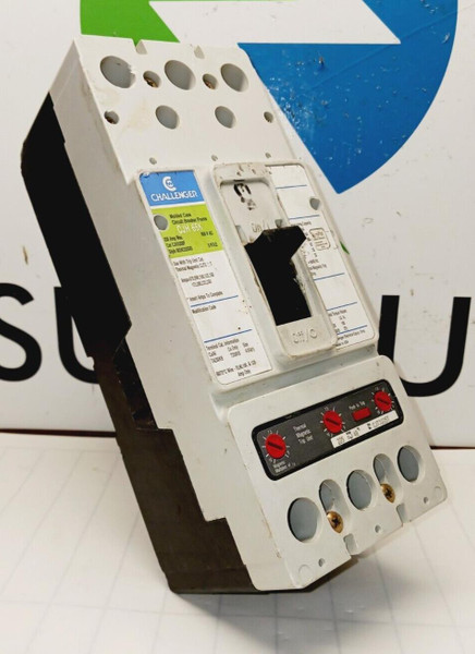 CHALLENGER 250 AMP CIRCUIT BREAKER W/225 AMP TRIP 3P 600 VAC  CJH3250F  (FLAW)