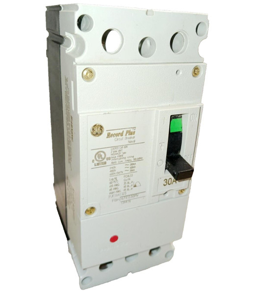 NEW TAKEOUT GE 30 AMP 2 POLE CIRCUIT BREAKER 600Y/347 VAC 480 VAC  FBH26TE030RV