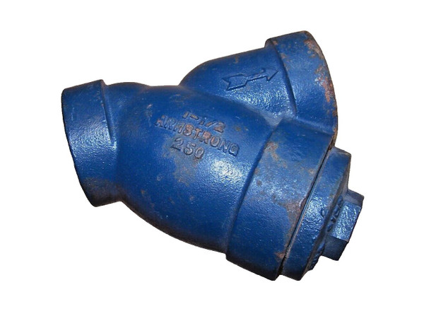 NEW ARMSTRONG 1-1/2" CAST IRON WYE Y STRAINER 250# PN16