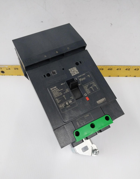 SQUARE D POWERPACT 100 AMP I-LINE CIRCUIT BREAKER 480 VAC 3 POLE  BJA36100
