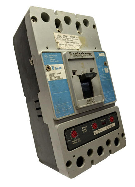 Westinghouse 300 Amp Circuit Breaker W/300 Amp Trip 3 Pole 240 VAC  DK3300X