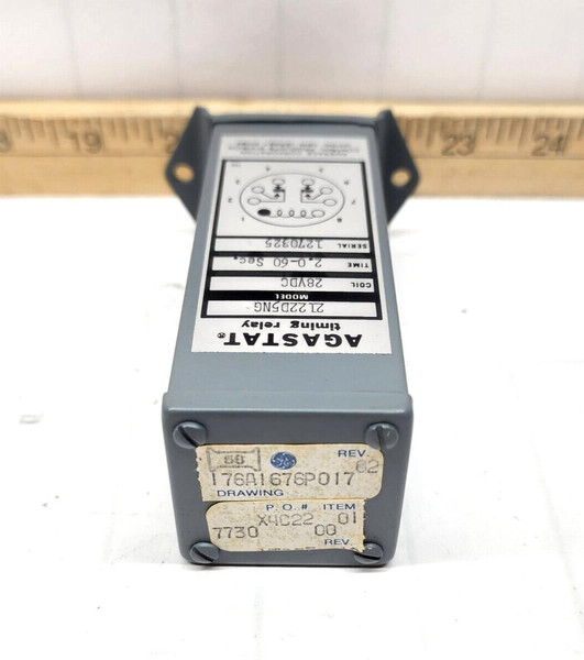 New Agastat Timing Relay 02-60 Second Off Delay 28 VDC Coil 2122D5NG ...