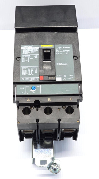 Square D JJA36225 I-line Circuit Breaker 225 Amp 600 VAC 3 Pole 100 kA