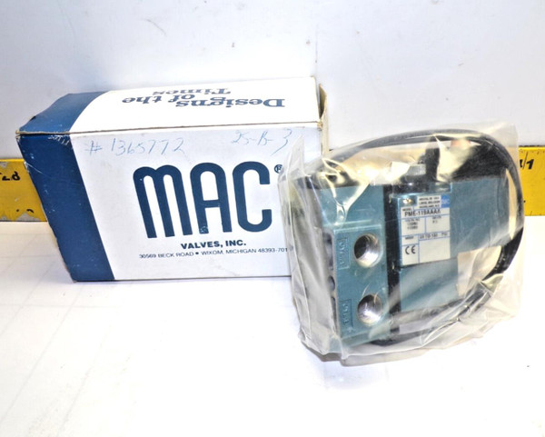 New MAC 4-Way Directional Solenoid Valve 1/4" NPT  PME-119AAAA / 912B-PM-119AA