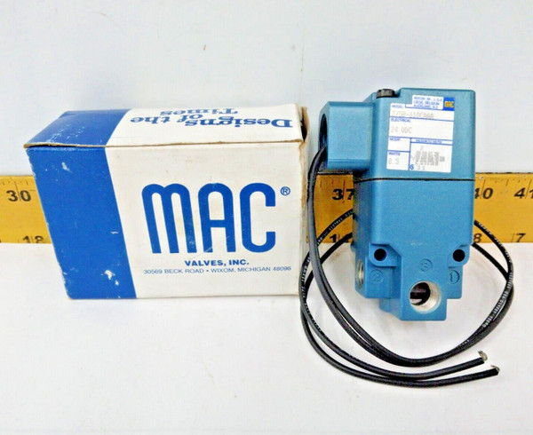 New MAC Solenoid Valve 150 PSI 24 VDC Coil  275B-610CAAA