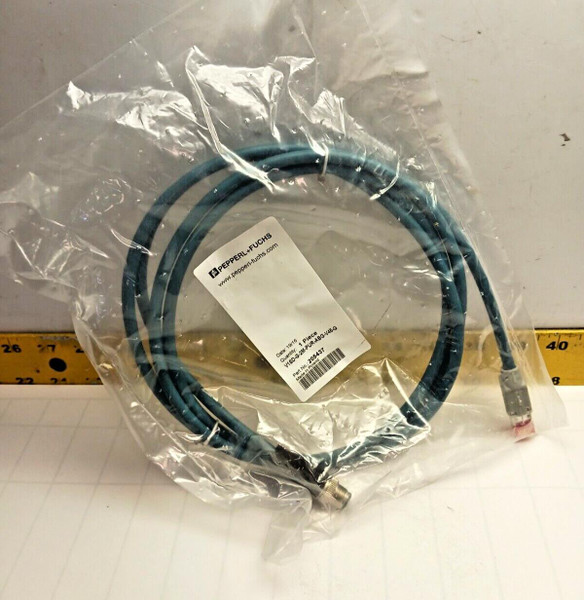 New Pepperl+Fuchs Sensor Ethernet Cable  V1SD-G-2M-PUR-ABG-V45-G / 205437