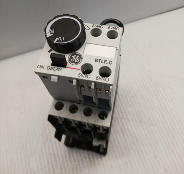 New Takeout Ge BTLF.C Pneumatic Timer Module w/ RL4RA022T Contactor 480v Coil