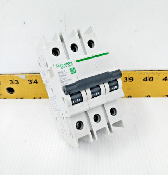 Schneider Electric 15 Amp Multi 9 Circuit Breaker 480Y/277 VAC 3 Pole  M9F42315