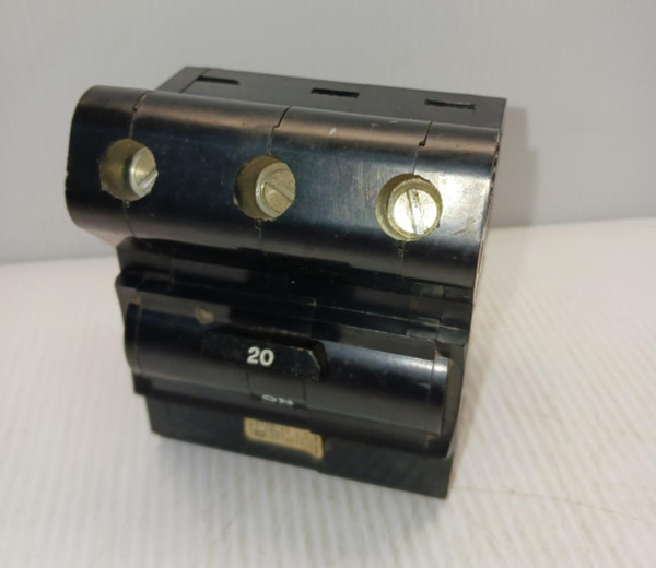 FPE Federal NA320 Circuit Breaker 20 Amp 3 Pole 240 Vac Stab-lok Black