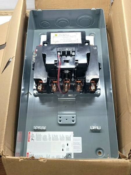 New Square D Size 3 Contactor 120 Vac Coil 600 Vac 50 HP 4P  8502SEG4V02S