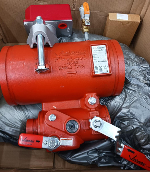 New Victaulic 747m 6" Firelock Riser Module 365 Psi Potter Vsr Alarm Switch
