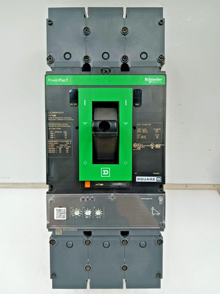 Square D PowerPact 600 Amp Circuit Breaker 3 Pole 600 VAC 65kA LJL36600U31X