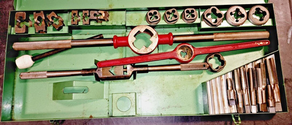 Greenfield Little Giant Tap And Die Set  *Missing A Few Items, See Photos.*