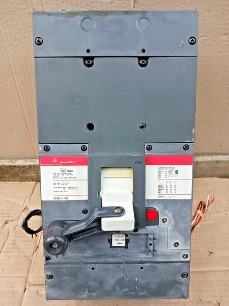 GE 1200 Amp Circuit Breaker 3P 600V SKLA36AT1200 W/ 1000 Amp Trip, Aux & Shunt GE 1200 Amp Circuit Breaker 3P 600V SKLA36AT1200 W/ 1000 Amp Trip, Aux & Shunt