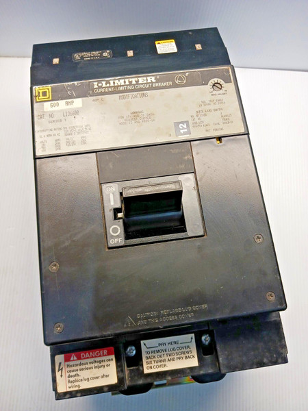 Square D I-Limiter 600 Amp I-Line Circuit Breaker 600 VAC 3 Pole  LI36600 Square D I-Limiter 600 Amp I-Line Circuit Breaker 600 VAC 3 Pole  LI36600