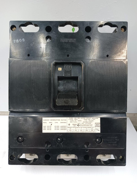 Gould ITE 300 Amp Circuit Breaker 3 Pole 600 VAC  JJ3-B300 Gould ITE 300 Amp Circuit Breaker 3 Pole 600 VAC  JJ3-B300