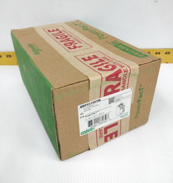 New Square D PowerPacT 150 Amp Circuit Breaker 240 VAC 2 Pole  QDP22150TM