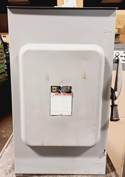 Square D 200 Amp Fusible Safety Disconnect Switch 2P/3W 240V 3R  D224NRB
