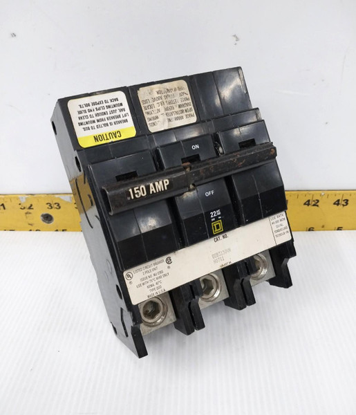 Square D 150 Amp Bolt-On Circuit Breaker 240 VAC 3 Pole  QOB3150VH