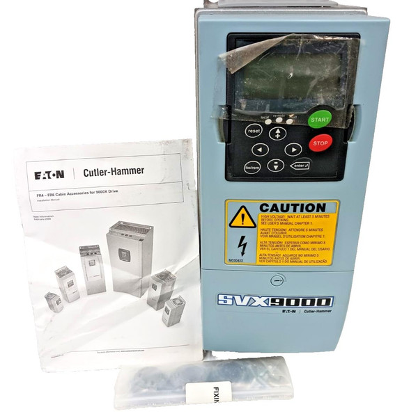 New Eaton 3 HP Variable Frequency Drive 3 Phase 480 VAC  SVX003A1-4A1B1