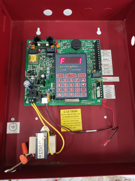 Fire-Lite MS-5012 5 Zone Fire Panel Communicator