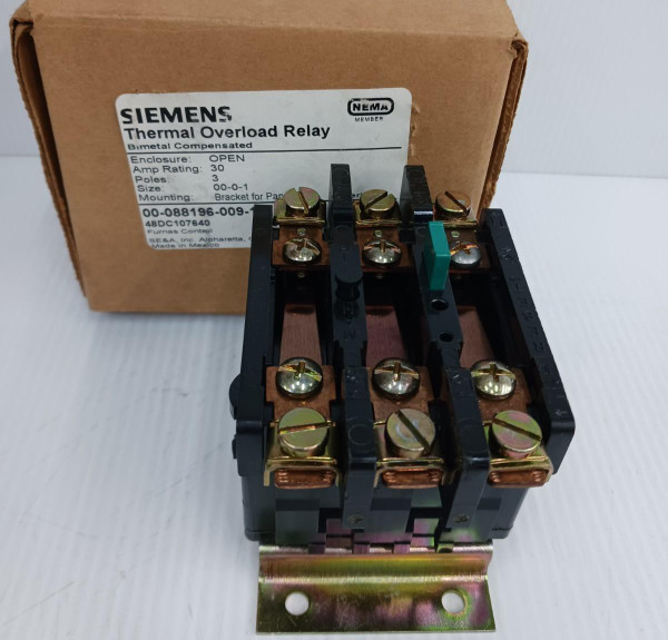 New Siemens 48DC107640 Thermal Overload Relay 30A 3P