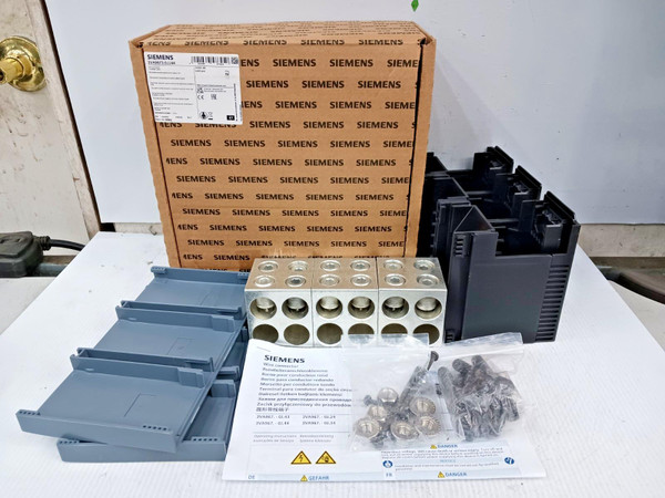 New Siemens 3VA9673-0JJ44 3 Pcs Wire Connector Terminal Kit For 3VA5/3VA6 Models