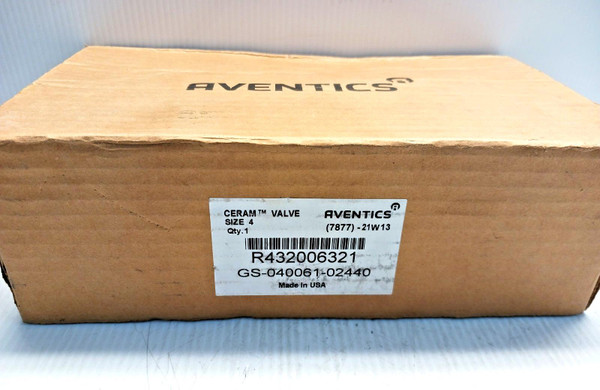 Aventics Size 4 Directional Valve 4-Way 120 VAC  R432006321
