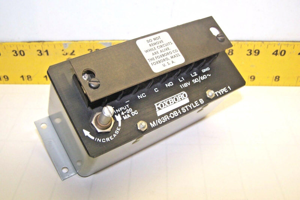 Foxboro Safety Relay  M/63R-OB-I Style B Type 1