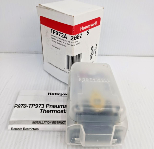 New Honeywell TP972A2002 Pneumatic ThermoStat 60-90 F