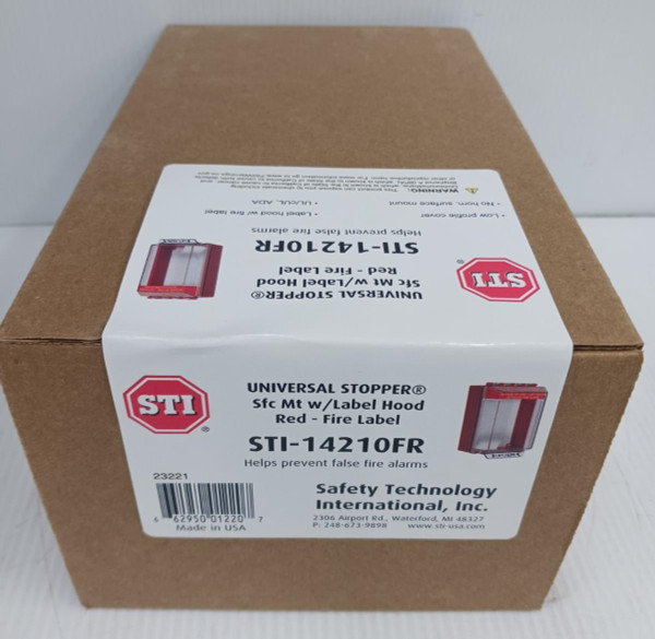 New STI Universal Stopper Cover Red STI-14210FR
