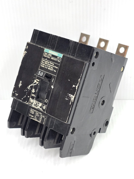 New Siemens 50 Amp Bolt-On Circuit Breaker 480Y/277 VAC 3 Pole 65 kA BQD350