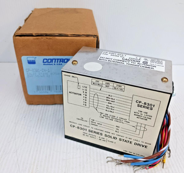 New Siebe ControLine CP-8301-24-1 Solid State Actuator Drive 24 Vac