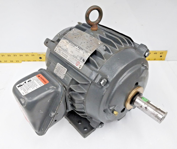 US Motors 2 HP AC Electric Motor 230/460 VAC 1175 RPM 184T Frame  HVW2V3E6